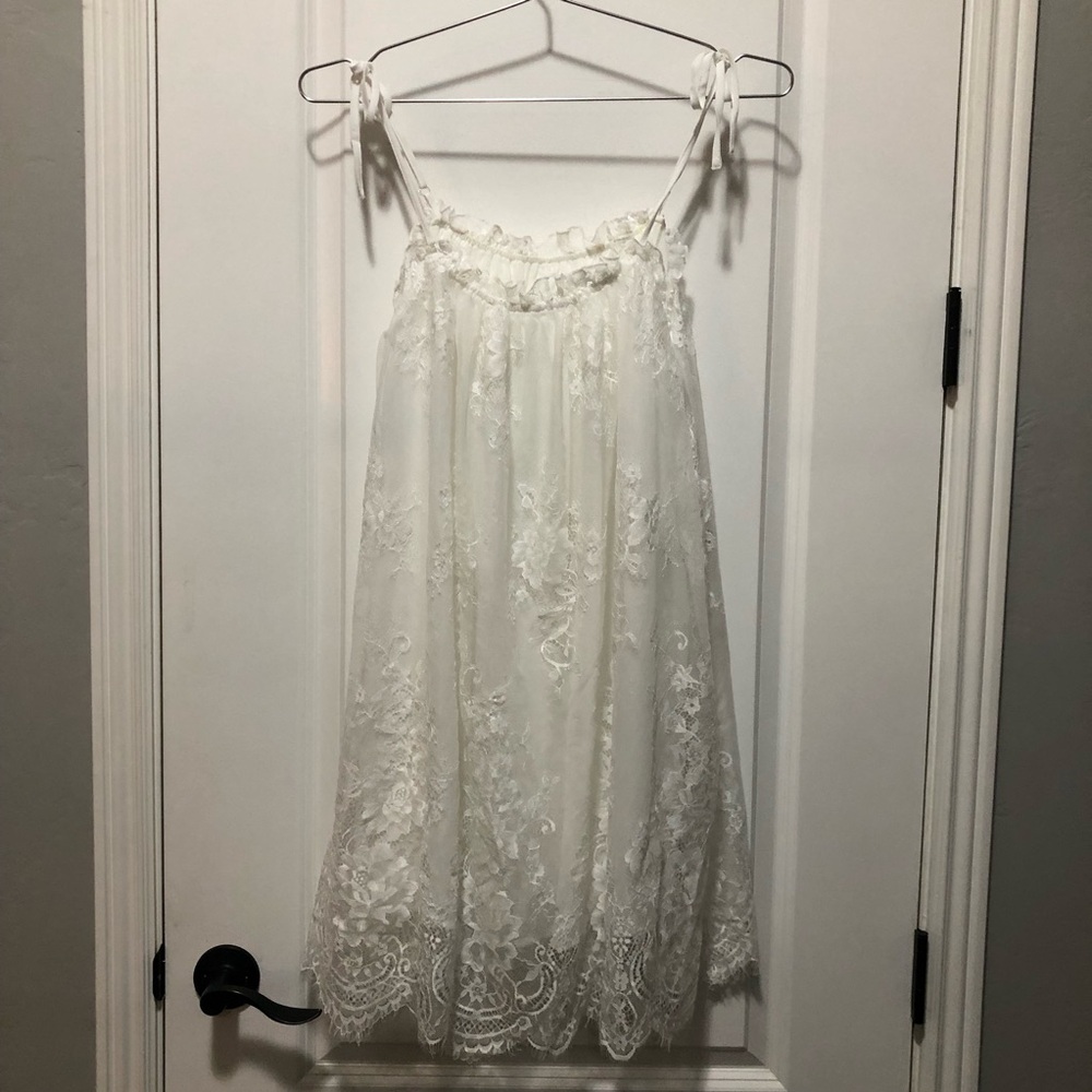 Gukoo Medium white lace Nightie wedding attire